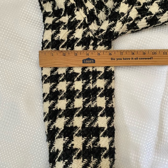 Alfani Petite Classic Houndstooth Tweed Wool Blend Blazer Women’s size 4P - Picture 7 of 14